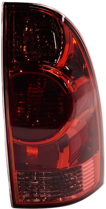 Tail Light Assembly for Toyota Tacoma 2005-2008/2012-2015, Right (Passenger), Halogen/Standard Type, Red Lens, Replacement