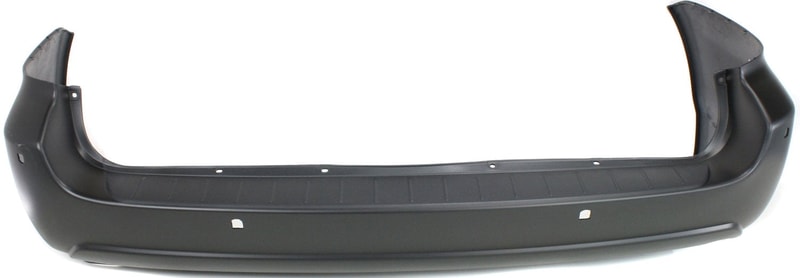 Rear Bumper Cover for Toyota Sienna 2004-2010, Primed (Ready to Paint), with Park Assist Sensor Holes, Replacement