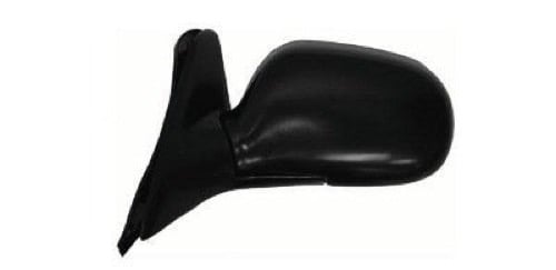 Left (Driver) Outside Side View Mirror Assembly for 1993 - 1997 Toyota Corolla Base Model 4 Door Sedan, Black,  8794002061, Replacement