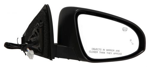 Right (Passenger) Side View Mirror Assembly for 2013-2018 Toyota Avalon, with Blind Spot Detection, Non-Electrochromic, with Signal Light, with Memory, with Cover, Paint to Match,  8790107021-PFM, Replacement