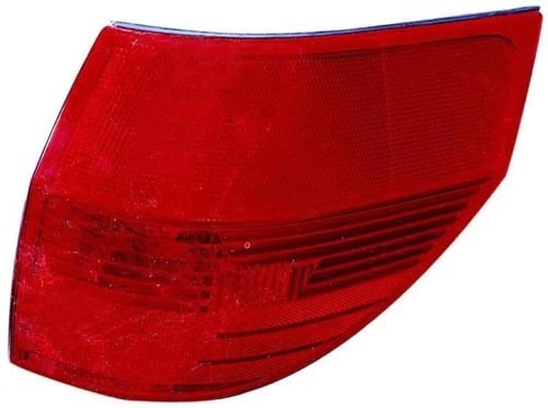 Right (Passenger) Tail Light Assembly for 2004 - 2005 Toyota Sienna, Quarter Panel Mounted Rear Tail Light Lens/Cover Replacement,  81550AE010