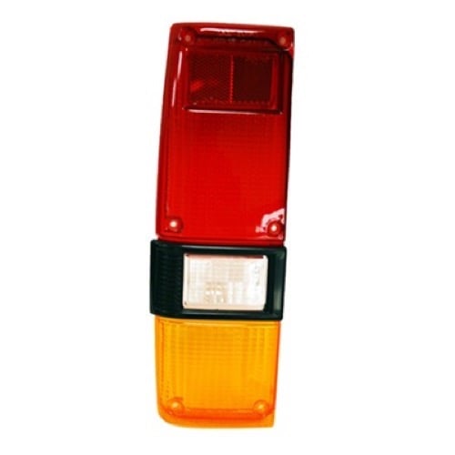 Right (Passenger) Tail Light Lens for 1979 - 1983 Toyota Pickup, Replacement with Black Rim, OEM (OEM): 8155189121