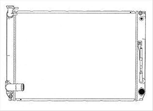 Radiator Assembly for 2007 - 2010 Toyota Sienna,  160410P201, Replacement