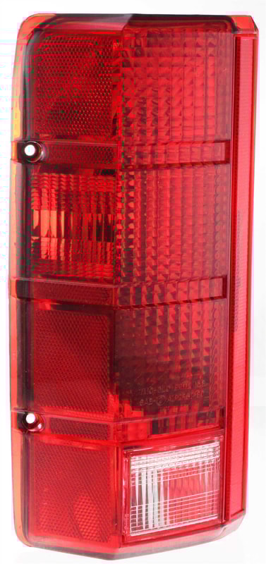 Tail Light Lens and Housing for Ford F-Series 1980-1986 Left (Driver), Replacement Models: F-150, F-250, F-350