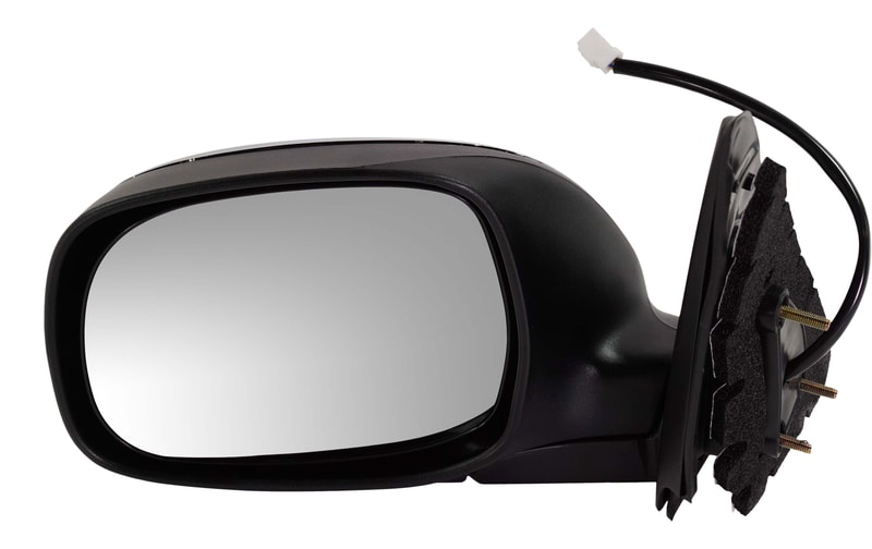Power Mirror for Toyota Tundra 2004-2006, Left (Driver), Non-Towing, Manual Folding, Heated, Chrome, SR5 Model, Double Cab, Replacement