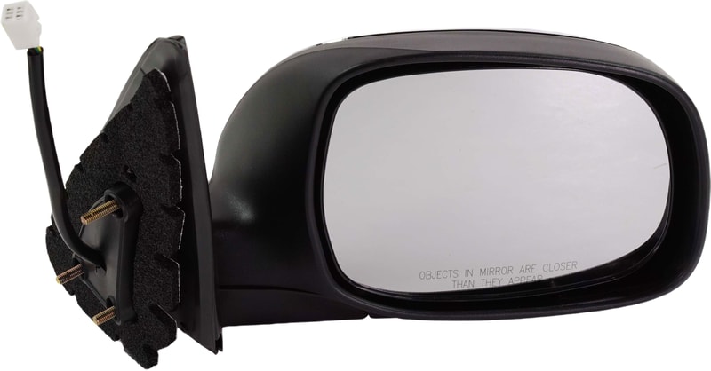 Power Mirror for Toyota Tundra 2004-2006, Right (Passenger) Side, Non-Towing, Manual Folding, Heated, Chrome, SR5 Model, Double Cab, Replacement