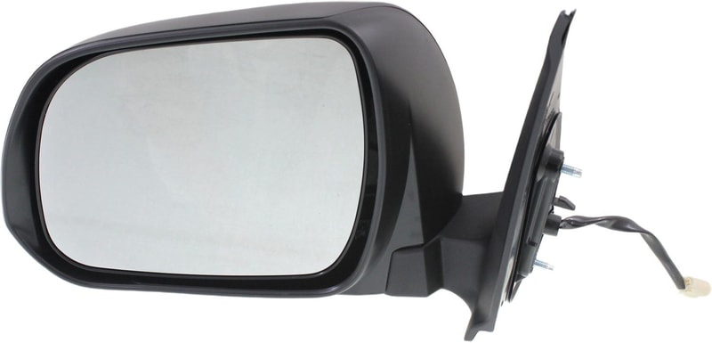 Power Mirror for Toyota Tacoma 2012-2015, Left (Driver), Manual Folding, Non-Heated, Textured, without Signal Light, Replacement