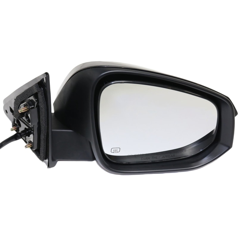 Power Mirror for Toyota Highlander 2014-2018, Right (Passenger), Manual Folding, Heated, Paintable, with Signal Light, without Blind Spot Detection and Memory, Suitable for Hybrid Models 2014-2017, Replacement