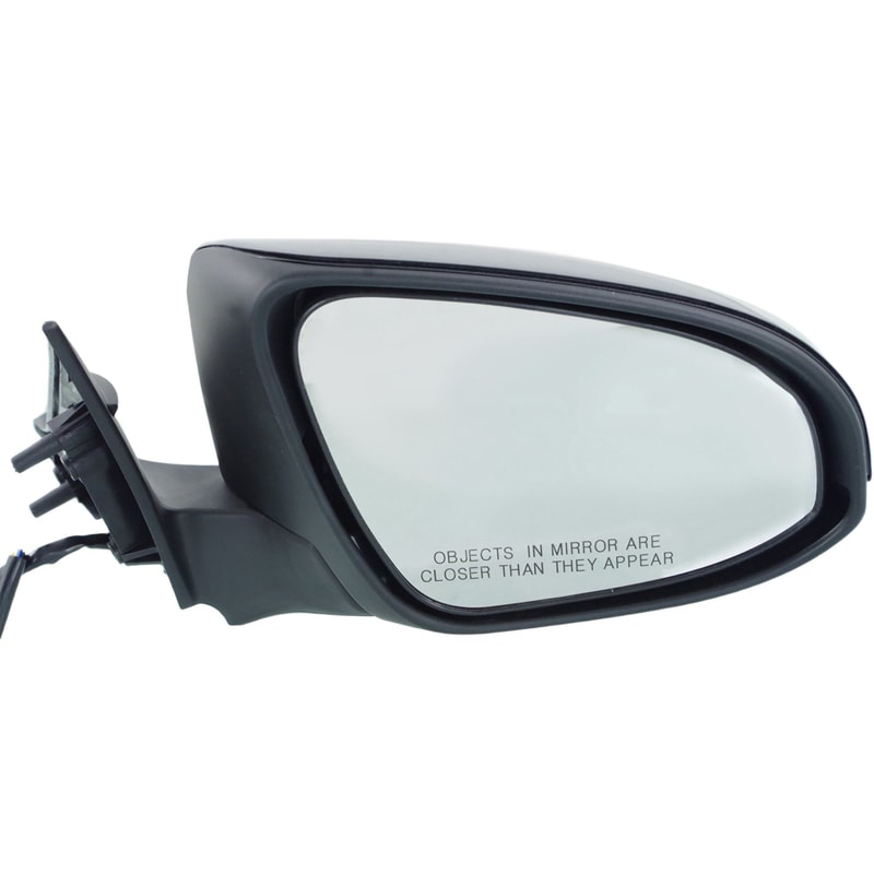 Power Mirror for Toyota Camry 2015-2015, Right (Passenger), Manual Folding, Heated, Paintable, without Auto Dimming, Blind Spot Detection, Memory, Signal Light, Replacement