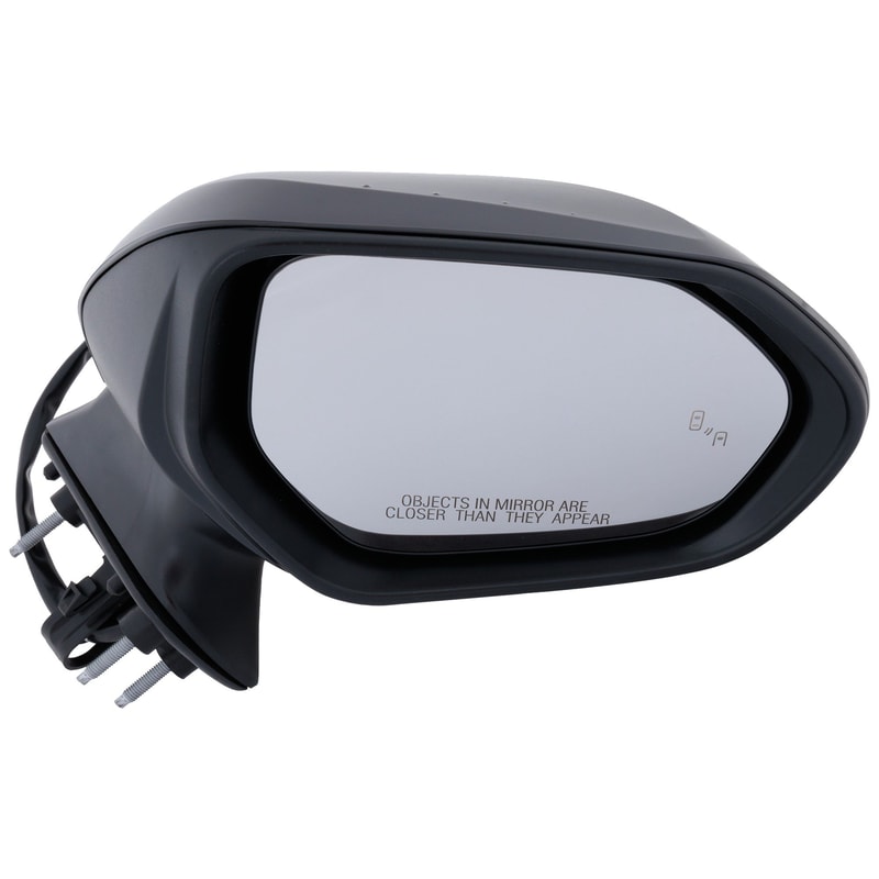 Mirror for Toyota Avalon 2019-2022, Right (Passenger) Side, Power, Manual Folding, Heated, Paintable, with BSD in Glass & In-housing Signal Light, Without Auto Dimming & Memory, Replacement