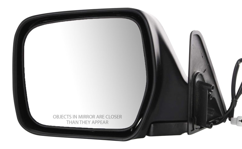 Power Mirror for Toyota Land Cruiser 1991-1997, Left (Driver) Side, Manual Folding, Non-Heated, Paintable, Replacement