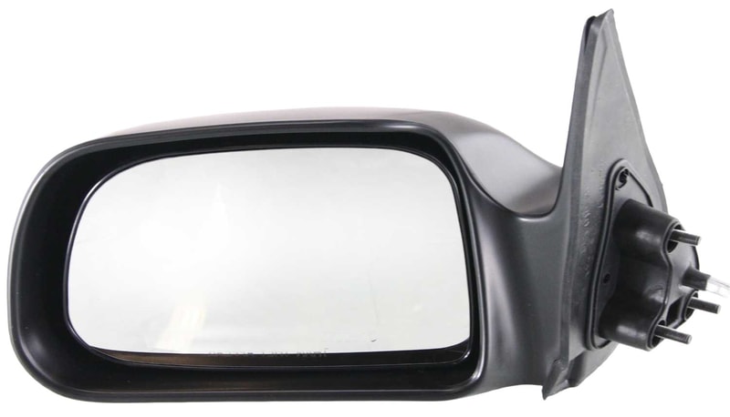 Manual Remote Mirror for Toyota Tacoma 2001-2004, Left (Driver), Non-Folding, Non-Heated, Paintable, For Base/DLX Models, 2WD (Two-Wheel Drive), Replacement
