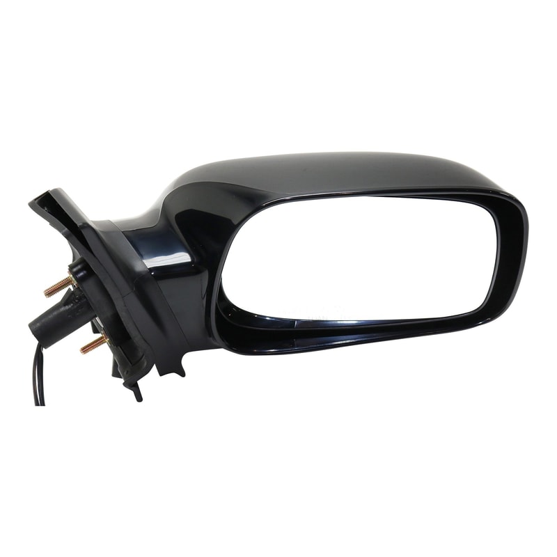 Mirror for Toyota Corolla 2003-2008 Right (Passenger), Power Adjustable, Non-Folding, Non-Heated, Paintable, without Auto Dimming, Blind Spot Detection, Memory, and Signal Light, Replacement