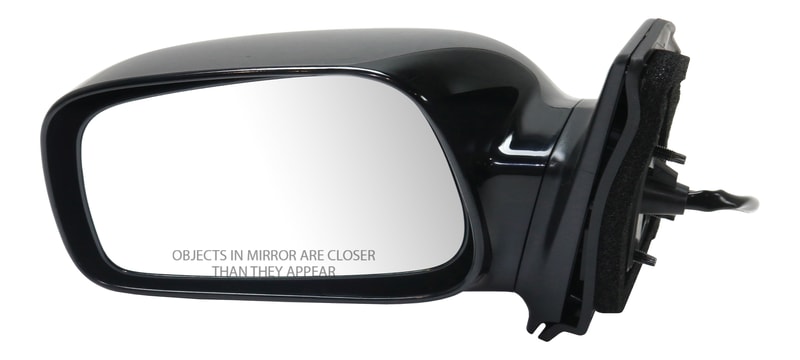 Power Mirror for Toyota Corolla 2003-2008, Left (Driver), Non-Folding, Non-Heated, Paintable, w/o Auto Dimming, Blind Spot Detection, Memory & Signal Light, Replacement