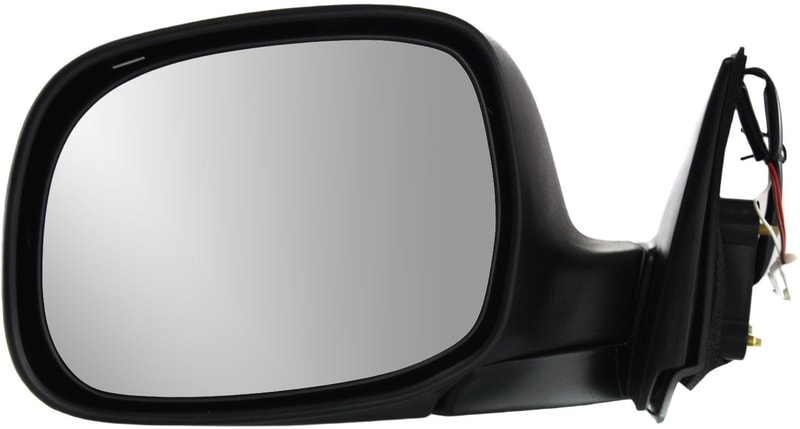 Power Mirror for 2000-2006 Toyota Tundra, Left (Driver), Non-Towing, Manual Folding, Non-Heated, Chrome, Suitable for Regular Cab/Access Cab, Replacement