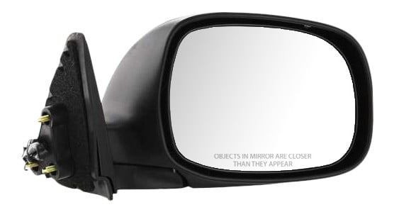 Power Mirror for Toyota Tundra 2000-2006, Right (Passenger) Side, Non-Towing, Manual Folding, Non-Heated, Chrome Finish, Compatible with Regular Cab/Access Cab, Replacement