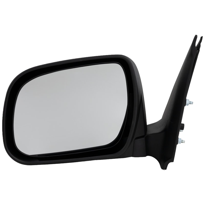 Manual Adjust, Manual Folding Mirror for Toyota Tacoma 2005-2011, Left (Driver) Side, Non-Heated, Textured, Replacement