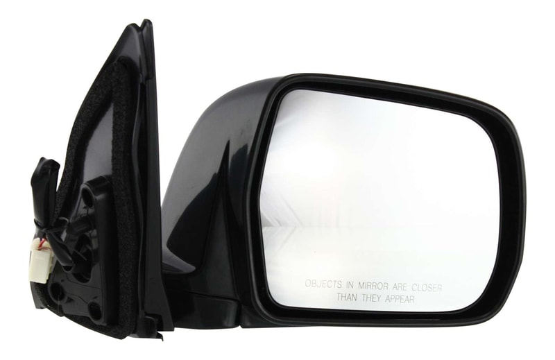 Power Mirror for Toyota Highlander 2001-2007, Right (Passenger) Side, Manual Folding, Non-Heated, Paintable, Replacement