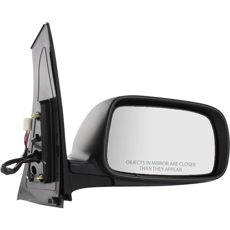 Power Mirror for Toyota Prius 2004-2009, Right (Passenger) Side, Manual Folding, Heated, Paintable, Replacement