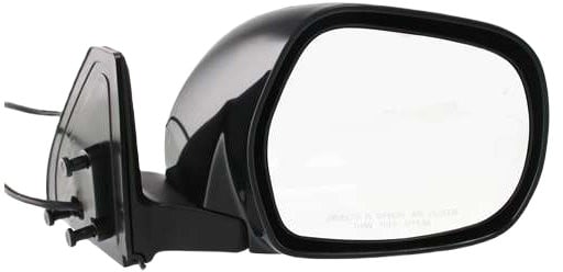 Power Mirror for Toyota 4Runner 2003-2009, Right (Passenger), Manual Folding, Heated, Paintable, without Auto-Dimming, Blind Spot Detection, Memory, and Signal Light, Replacement