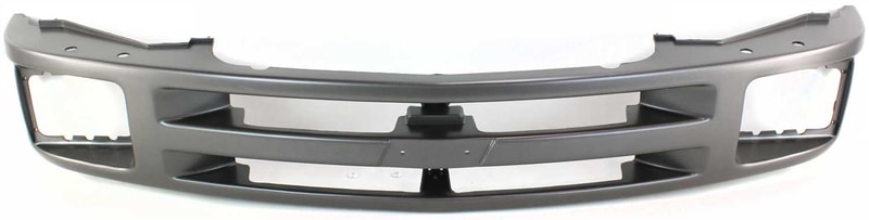 Grille Frame for Chevrolet Blazer (1995-1997), S10 Pickup (1994-1997), Painted Gray, with Sealed Beam Headlight, Replacement