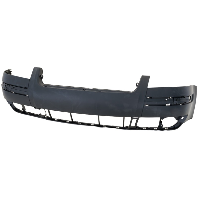 Front Bumper Cover for Volkswagen Passat 2001-2005, New Body Style, Primed (Ready to Paint), Without Headlight Washer Holes, Replacement