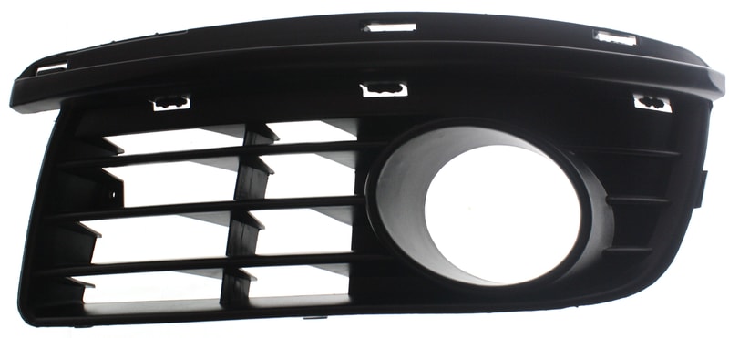 Front Fog Light Molding for Volkswagen Jetta 2005-2010, Left (Driver), Outer, Primed (Ready to Paint), Sedan, Replacement