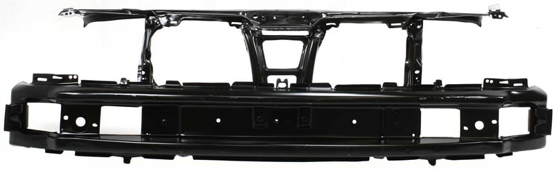 Radiator Support Assembly for Volkswagen Cabrio 1995-1999 / Golf 1993-1999, Black, Steel, Replacement