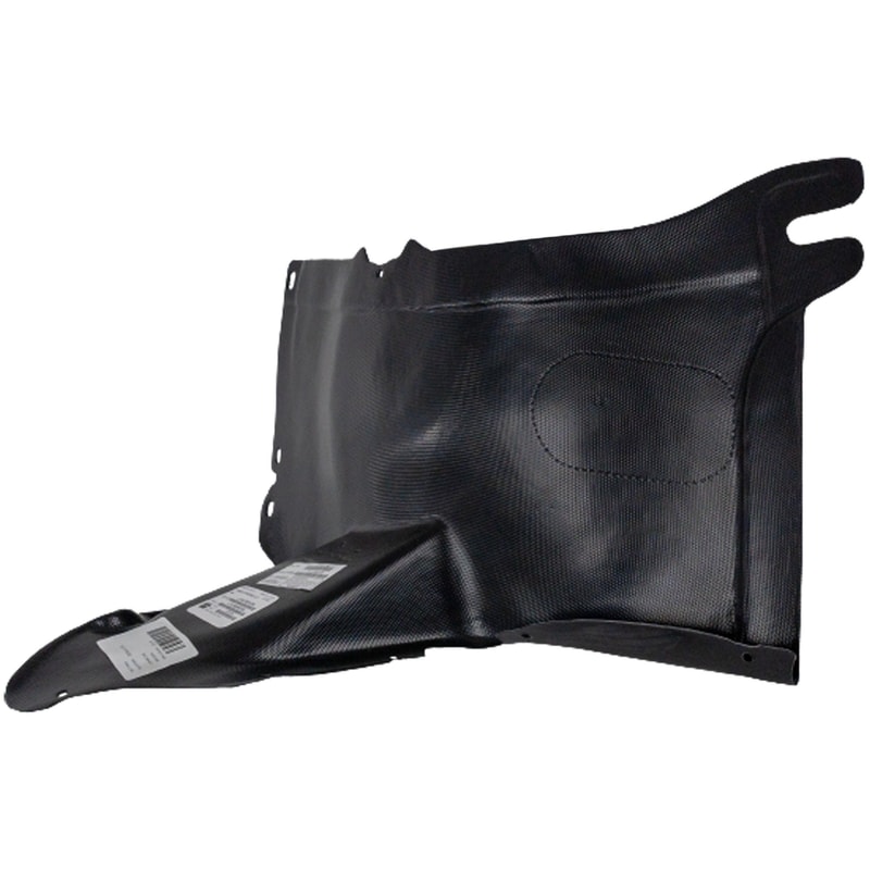 Front Fender Liner for Volkswagen Jetta 2005-2010, Right (Passenger) Side, Plastic, Vacuum Formed, Front Section, Fits Sedan/Wagon Models, Replacement