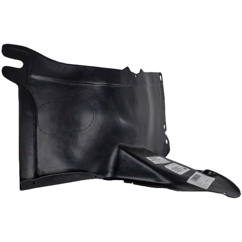 Front Fender Liner for Volkswagen Jetta 2005-2010, Left (Driver), Plastic, Vacuum Form, Front Section, Automatic Transmissions, 2009 Wagon 5-Speed, Replacement