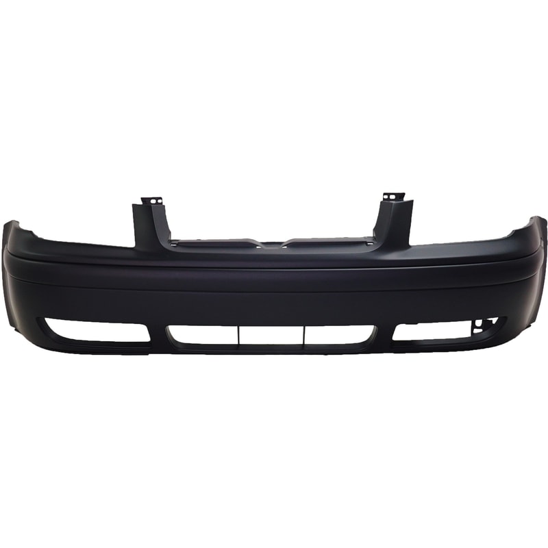 Front Bumper Cover for Volkswagen Jetta 1999-2005, Primed (Ready to Paint), with Built-in Molding, Suitable for Sedan/Wagon, 4th Generation, Replacement
