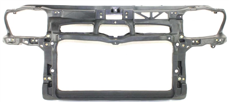 Radiator Support Assembly for Volkswagen Jetta 1999-2005 / Golf 1999-2006, Black Plastic, Replacement