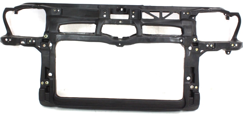 Radiator Support Assembly for Volkswagen Jetta (1999-2004) / Golf (2000-2005), Black, Plastic with Steel, 6-Cylinder, Replacement