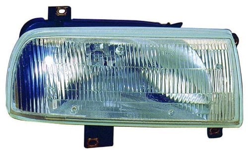 Right (Passenger) Headlight Assembly for 1993 - 1999 Volkswagen Jetta, Front Replacement Housing, Lens, Cover, Composite,  1HM941018B, Replacement