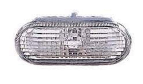 Left (Driver) Side Repeater Light for 1998 - 2005 Volkswagen Golf, Lens & Housing, Fender Mounted, Type 4, White, OEM Replacement: 1J5949117A