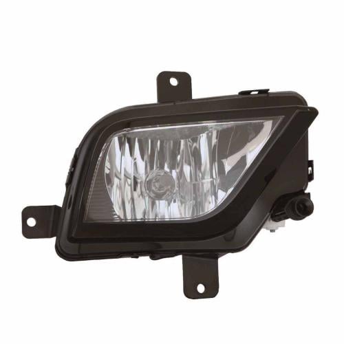 Front Fog Light Assembly for 2017-2018 Volkswagen Jetta GLI/Wolfsburg Sedan Models, Right (Passenger) Side, From 10-3-16, CAPA-Certified, Replacement