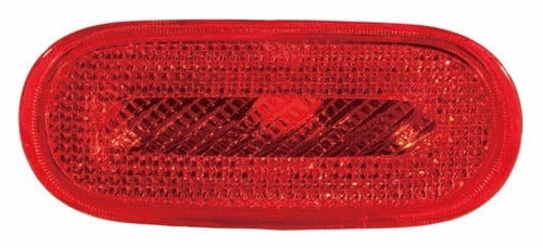 Rear Left (Driver) Side Marker Light Lens for 2002 - 2004 Volkswagen Beetle (Turbo S), Red;  1C0945073D, Replacement