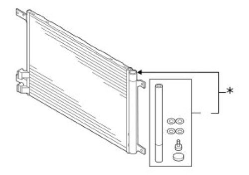A/C Condenser for 2015-2015 Volkswagen Golf, to 6-29-14 Replacement;  5Q0816411AR