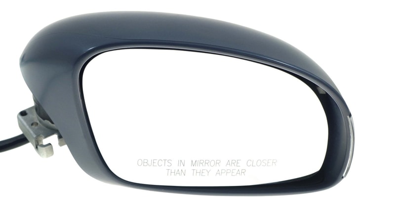 Power Mirror for 2003-2010 Volkswagen Beetle, Right (Passenger), Manual Folding, Heated, Paintable, with In-Housing Signal Light, without Auto Dimming, Blind Spot Detection, and Memory, Replacement