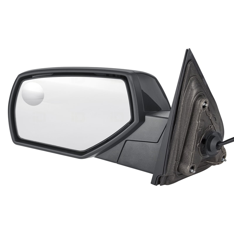 2014 - 2019 GMC Sierra 3500 HD Side View Mirror Assembly / Cover / Glass Replacement - Left (Driver) Side