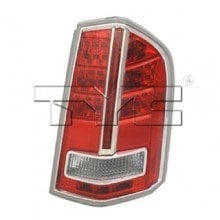 Right (Passenger) Tail Light Lens/Housing Replacement for 2012-2014 Chrysler 300 (Base Model, C, C Luxury, S, SRT8, SRT8 Core), From 3-19-12, Platinum,  68154606AC