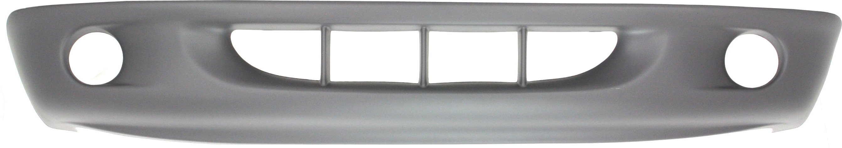 Front Bumper Cover for Dakota 1997-2000, Lower Fascia, 2-Piece Type Bumper, Textured, with Fog Light Holes, Replacement