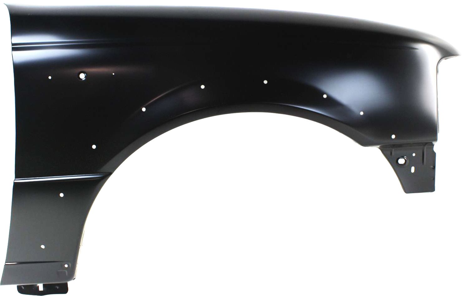 Front Fender for Ford Ranger 1998-2003 Right (Passenger) Side, Primed (Ready to Paint) with Wheel Opening Molding Holes, Replacement