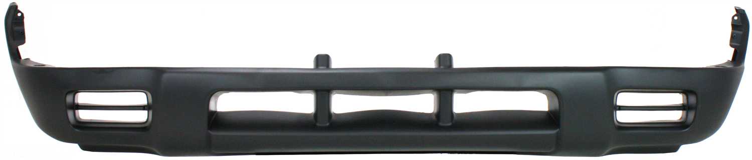 Front Lower Valance for Nissan XTERRA 2000-2001, Primed (Ready to Paint) Plastic Panel, Replacement