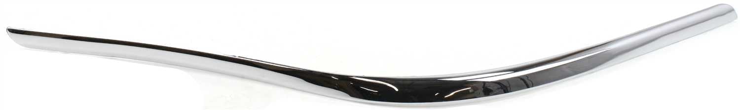 Front Bumper Molding for Lincoln Town Car 1998-2002, Right (Passenger) Side, Chrome, Plastic, Replacement