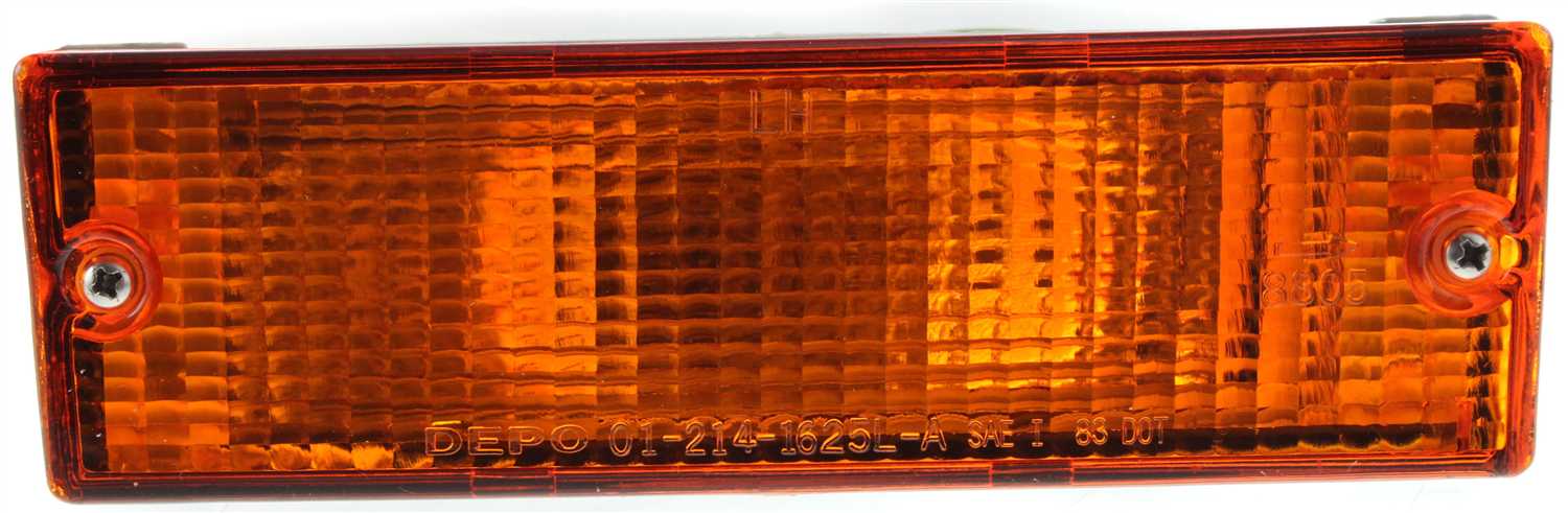 Signal Light Assembly for 1987-1996 Mitsubishi Pickup, Left (Driver) Side, Replacement