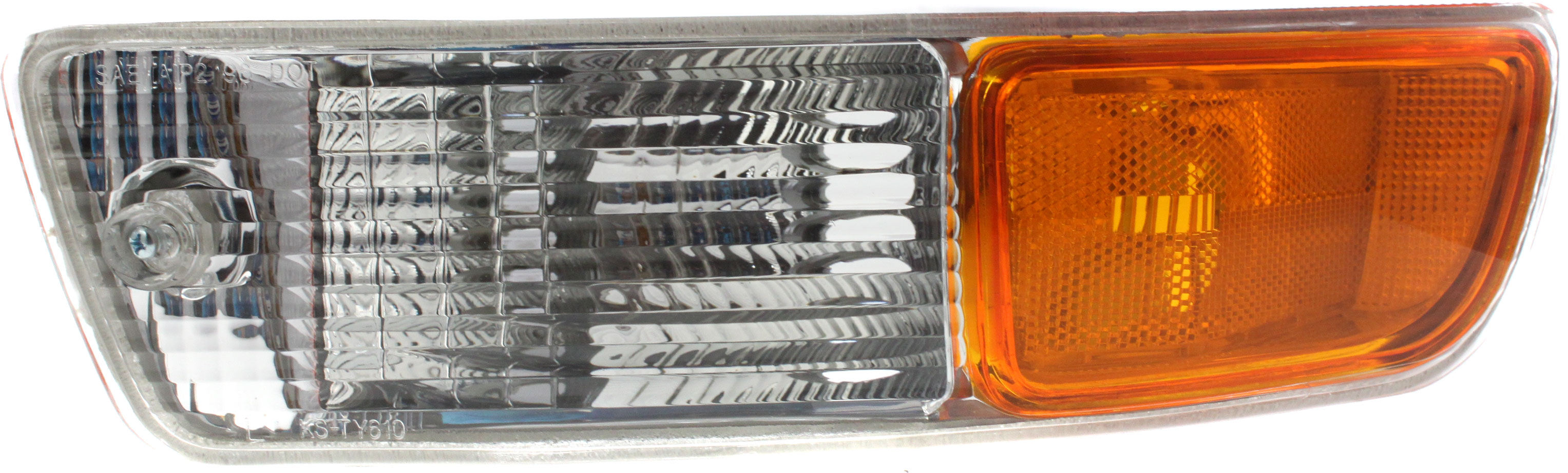 Corner Light for Toyota RAV4 1998-2000, Left (Driver) Side, Lens and Housing, Replacement (CAPA Certified)