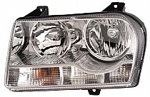 Left (Driver) Headlight Lens/Housing for 2005 - 2007 Chrysler 300 & 300C, Front Assembly Replacement Housing/Lens/Cover,  4805757AH, Replacement