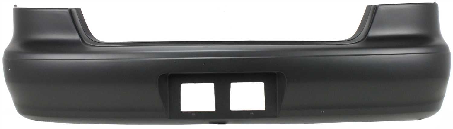 Rear Bumper Cover for Toyota Corolla 1998-2002, Primed (Ready to Paint), Replacement