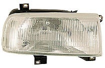 Right (Passenger) Headlight Assembly for 1993 - 1999 Volkswagen Jetta, Front Replacement Housing, Lens, Cover - Composite;  1HM941018B, Replacement